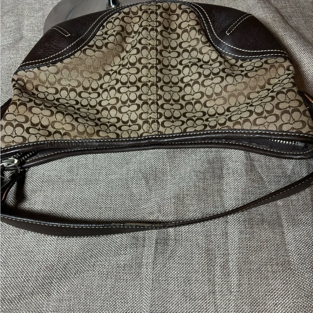 Vintage Coach 6351 Signature SOHO Crescent Hobo Pristine - Like New! Y2K